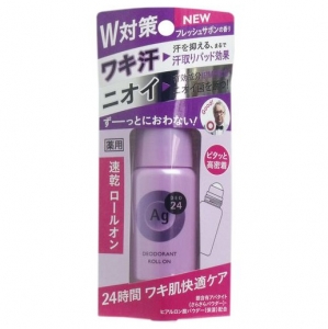 Shiseido Ag+ deo24 роликовый антиперспирант с ионами серебра аромат свежести 40мл 