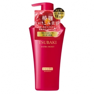 Shiseido Tsubaki Extra Moist Увлажняющий шампунь с маслом камелии 500мл