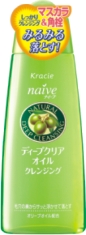 японская косметика Kracie Naive Средство для удаления макияжа и глубокой очистки пор кожи с оливковым маслом