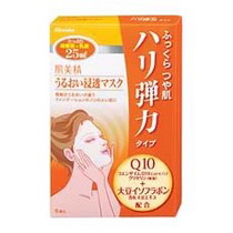 японская косметика Kracie Hadabisei  Увлажняющая и подтягивающая маска для лица с коэнзимом Q10 (для сухой и склонной к появлению морщин кожи)