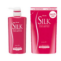 Японская косметика Kracie Silk Moist Essence Shampoo