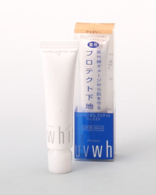 японская косметика Shiseido UVWhite Control & Protect Base (ivory)