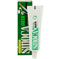 японская косметика Smoca Green - Зубная паста для курильщиков со вкусом мяты и эвкалипта