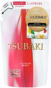 Shiseido Tsubaki Botanical Moist Shampoo Увлажняющий и очищающий шампунь 330мл