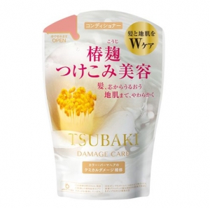 Shiseido Tsubaki Damage Кондиционер для поврежденных волос с маслом камелии 380мл мягкая упаковка